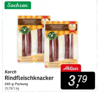 KONSUM Korch Rindfleischknacker Angebot