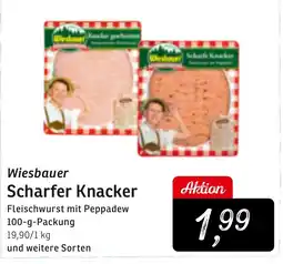 KONSUM Wiesbauer Scharfe Knacker Angebot