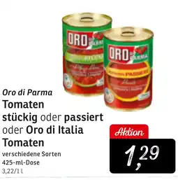 KONSUM Oro di Parma Tomaten Angebot