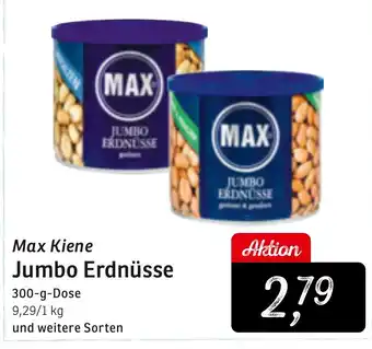 KONSUM Max Kiene Jumbo Erdnüsse Angebot