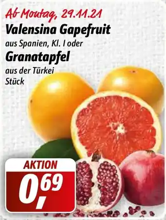 Simmel Valensina Grapefruit oder Granatapfel Angebot