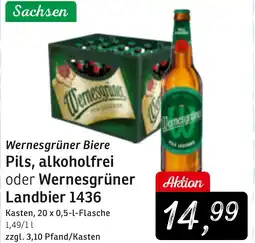 KONSUM Wernesgrüner Biere Angebot