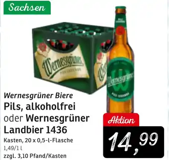 KONSUM Wernesgrüner Biere Angebot