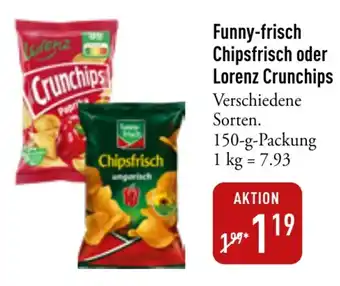 Galeria Markthalle Funny-frisch Chipsfrisch oder Lorenz Crunchips Angebot