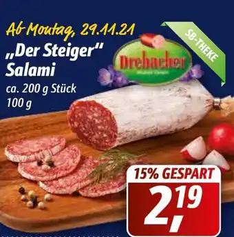 Simmel Der Steiger Salami 100g Angebot