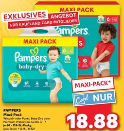 Kaufland PAMPERS Maxi-Pack Angebot