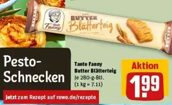 REWE Tante Fanny Butter Blätterteig Angebot