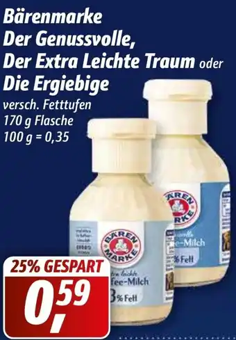 Simmel Bärenmarke Der Genussvolle, Der Extra Leichte Traum oder Die Ergiebige 170g Angebot