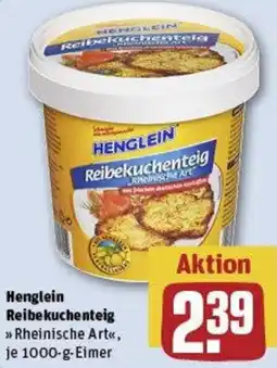 REWE Henglein Reibekuchenteig Angebot