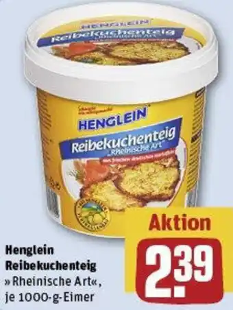 REWE Henglein Reibekuchenteig Angebot