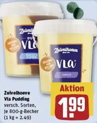 REWE Zuivelhoeve Vla Pudding Angebot