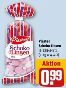 REWE Piasten Schoko Linsen Angebot