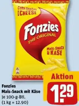 REWE Fonzies Mais-Snack mit Käse Angebot