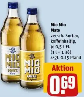 REWE Mio Mio Mate Angebot