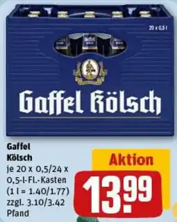 REWE Gaffel Kölsch Angebot