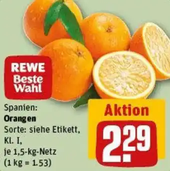 REWE Orangen Angebot