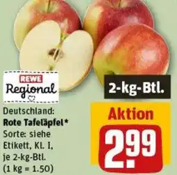 REWE Rote Tafeläpfel Angebot