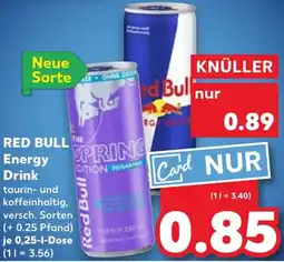 Kaufland Red Bull Energy Drink Angebot