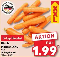 Kaufland Dtsch. Möhren XXL Angebot