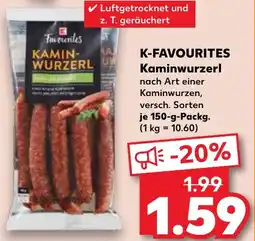 Kaufland K-FAVOURITES Kaminwurzerl Angebot