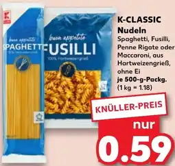 Kaufland K-CLASSIC Nudeln Angebot