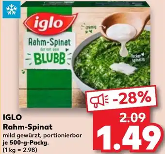 Kaufland IGLO Rahm-Spinat Angebot