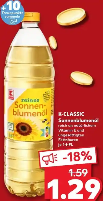 Kaufland K-CLASSIC Sonnenblumenöl Angebot