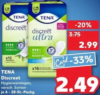 Kaufland TENA Discreet Angebot