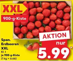 Kaufland Span. Erdbeeren XXL Angebot