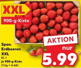 Kaufland Span. Erdbeeren XXL Angebot