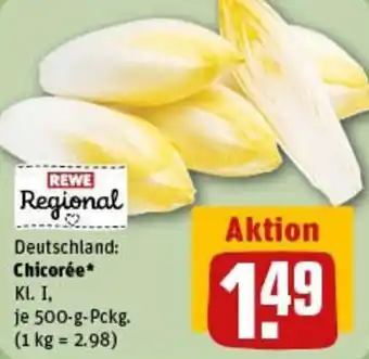 REWE Chicorée Angebot