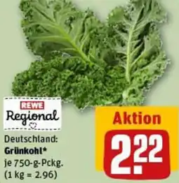 REWE Grünkohl Angebot