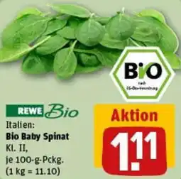 REWE Bio Baby Spinat Angebot