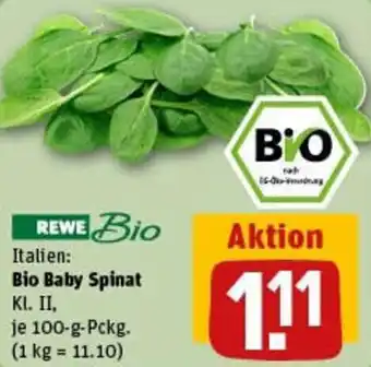 REWE Bio Baby Spinat Angebot