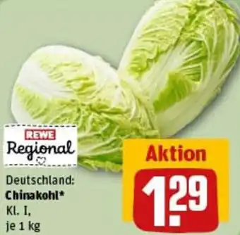 REWE Chinakohl Angebot