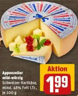 REWE Appenzeller mild-würzig Angebot