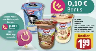 REWE Dr. Oetker High Protein Milchreis Angebot