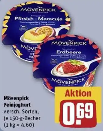 REWE Mövenpick Feinjoghurt Angebot