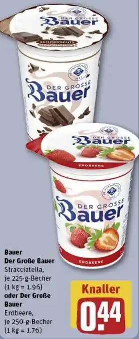 REWE Bauer Der Große Bauer Stracciatella Angebot