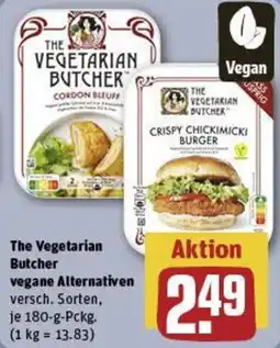 REWE The Vegetarian Butcher vegane Alternativen Angebot