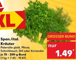 Kaufland Span./ital. Kräuter Angebot