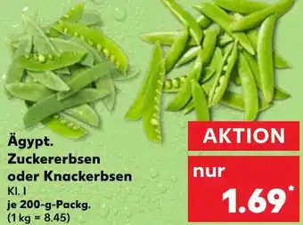 Kaufland Ägypt. Zuckererbsen oder Knackerbsen Angebot