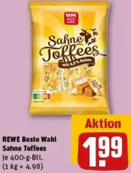 REWE REWE Beste Wahl Sahne Toffees Angebot