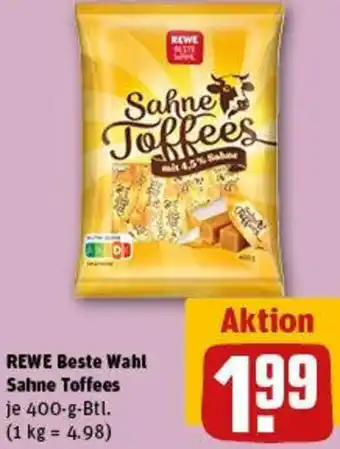 REWE REWE Beste Wahl Sahne Toffees Angebot