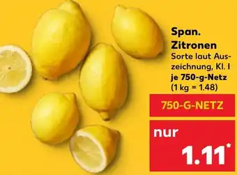 Kaufland Span. Zitronen Angebot