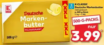 Kaufland K-CLASSIC Deutsche Markenbutter Angebot