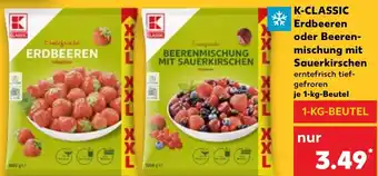 Kaufland K-CLASSIC Erdbeeren oder Beerenmischung mit Sauerkirschen Angebot