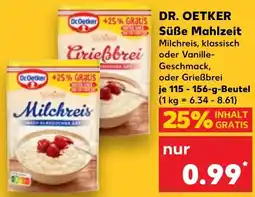 Kaufland DR. OETKER Süße Mahlzeit Angebot