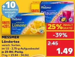 Kaufland MESSMER Ländertee Angebot