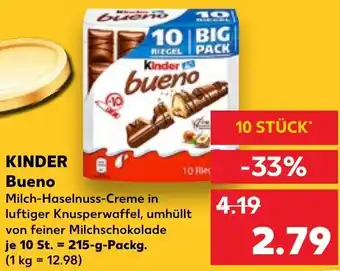 Kaufland KINDER Bueno Angebot